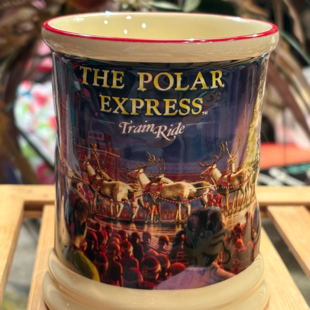 The Polar Express Train ride collectible mug